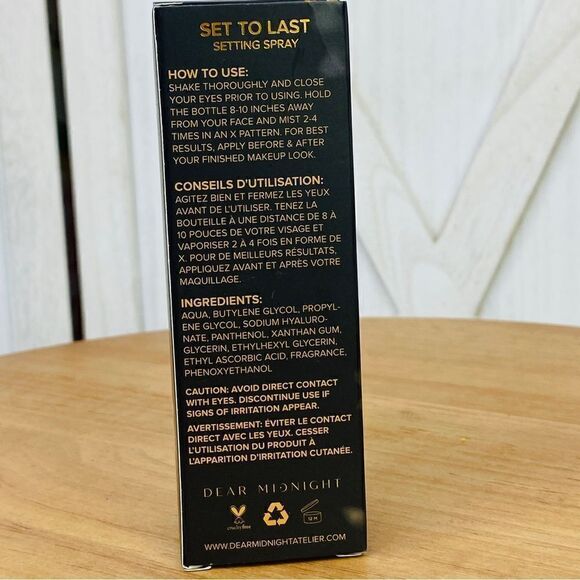 Dear Midnight Set To Last Makeup Setting Spray - Picture 5 of 6
